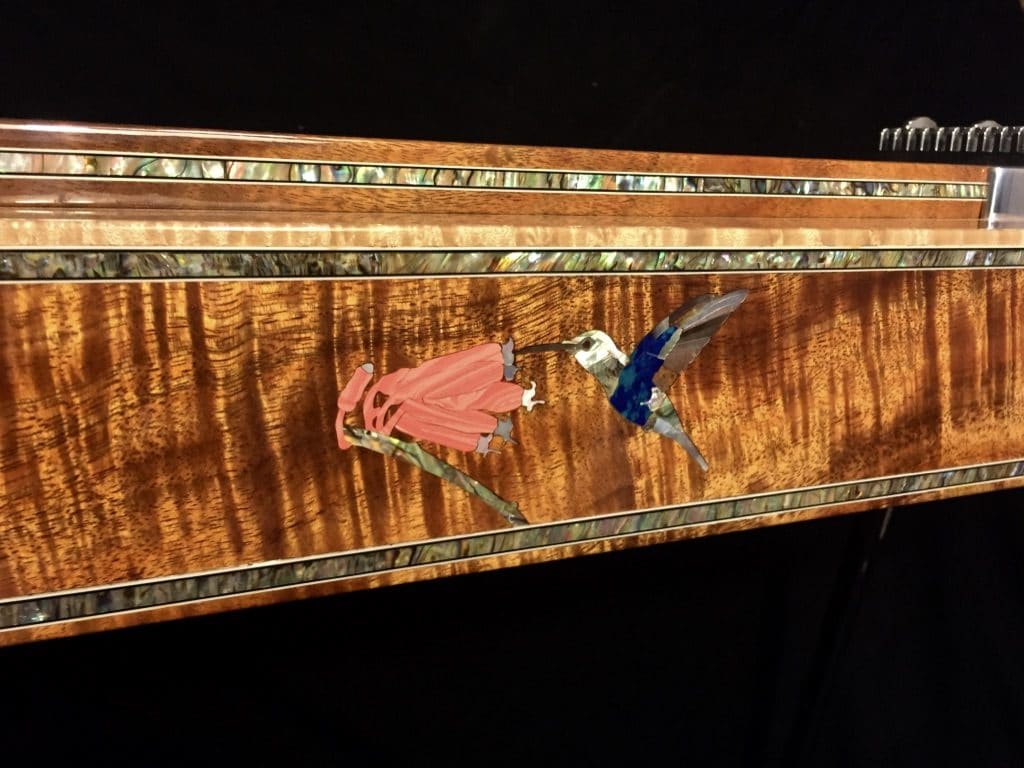 Koa and maple pedal steel