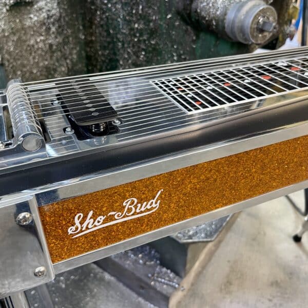 Gold Glass Glitter Sho-Bud pickup end