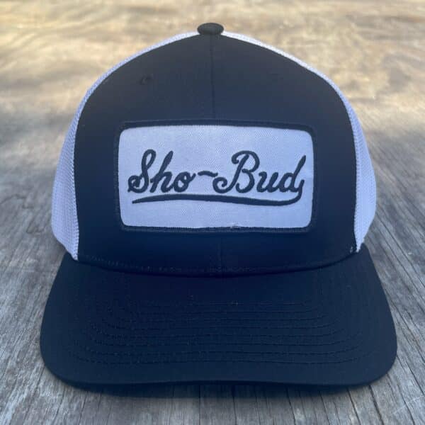 Black and White Sho-Bud Patch Hat