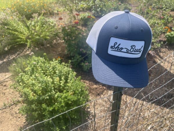 Navy & White Sho-Bud Patch Hat