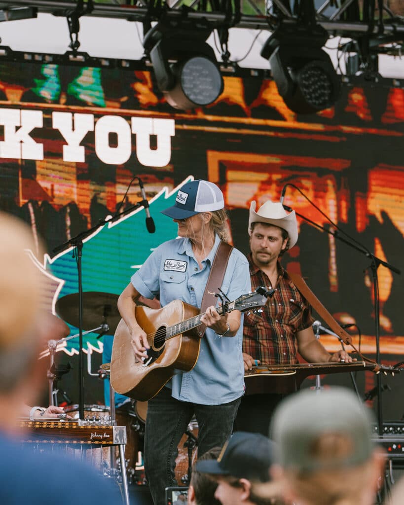 Bob Sheehan of Hatfield Rain on stage during the Sho-Bud Showcase Live at Robert’s Western World Fan Fair Nashville 2025