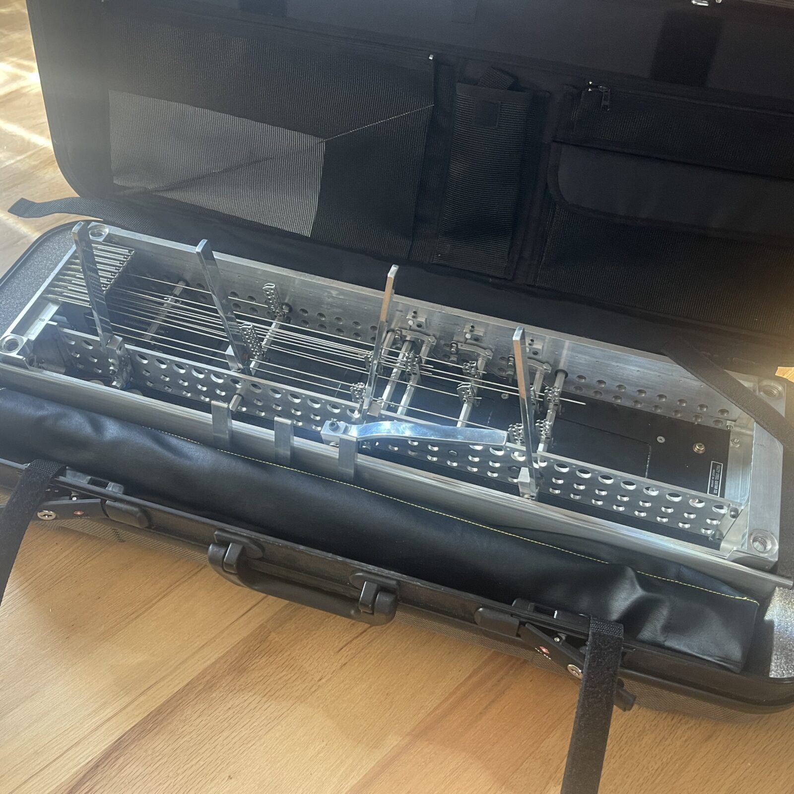 Excel pedal steel in case
