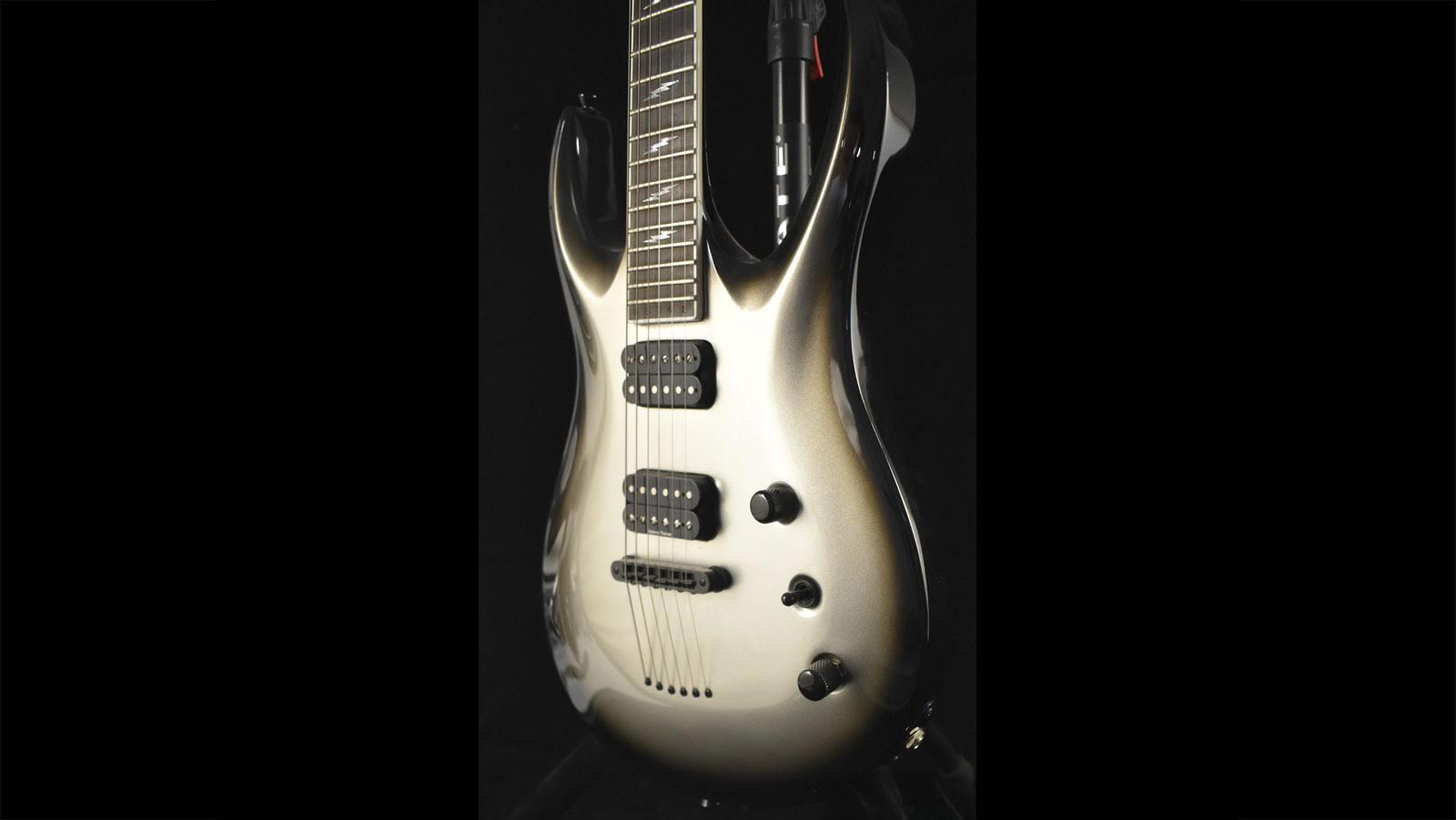 Roman Abstract Devil Horn Archtop