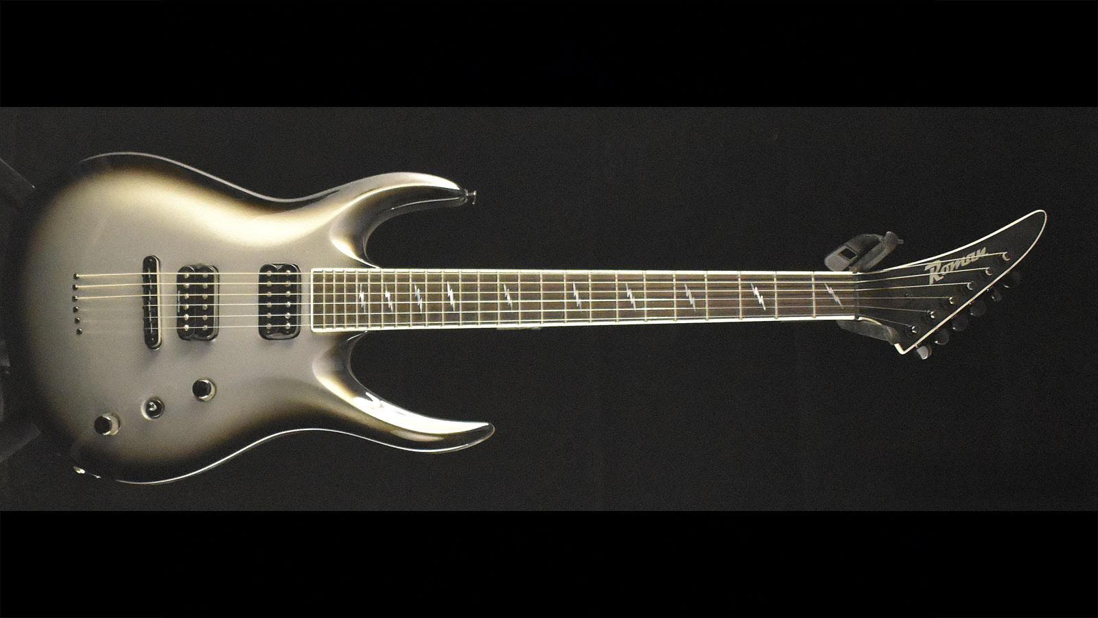 Roman Abstract Devil Horn Archtop - Image 8