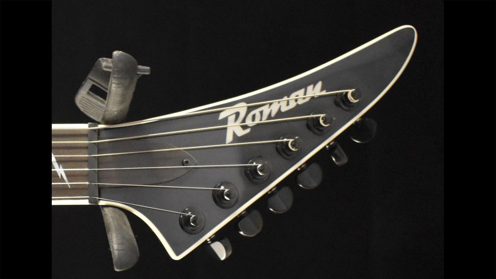 Roman Abstract Devil Horn Archtop - Image 9