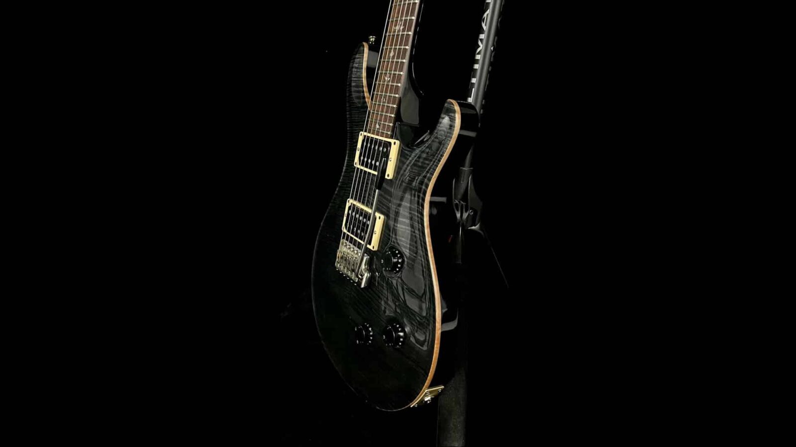 PRS Custom 24 10 Top Transparent Black 1996 - Image 5