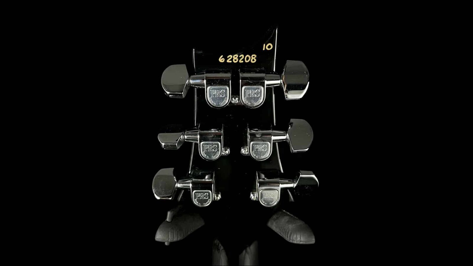 PRS Custom 24 10 Top Transparent Black 1996 - Image 2