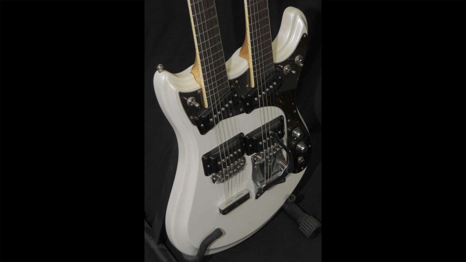 Mosrite Doubleneck Reissue White - Image 3