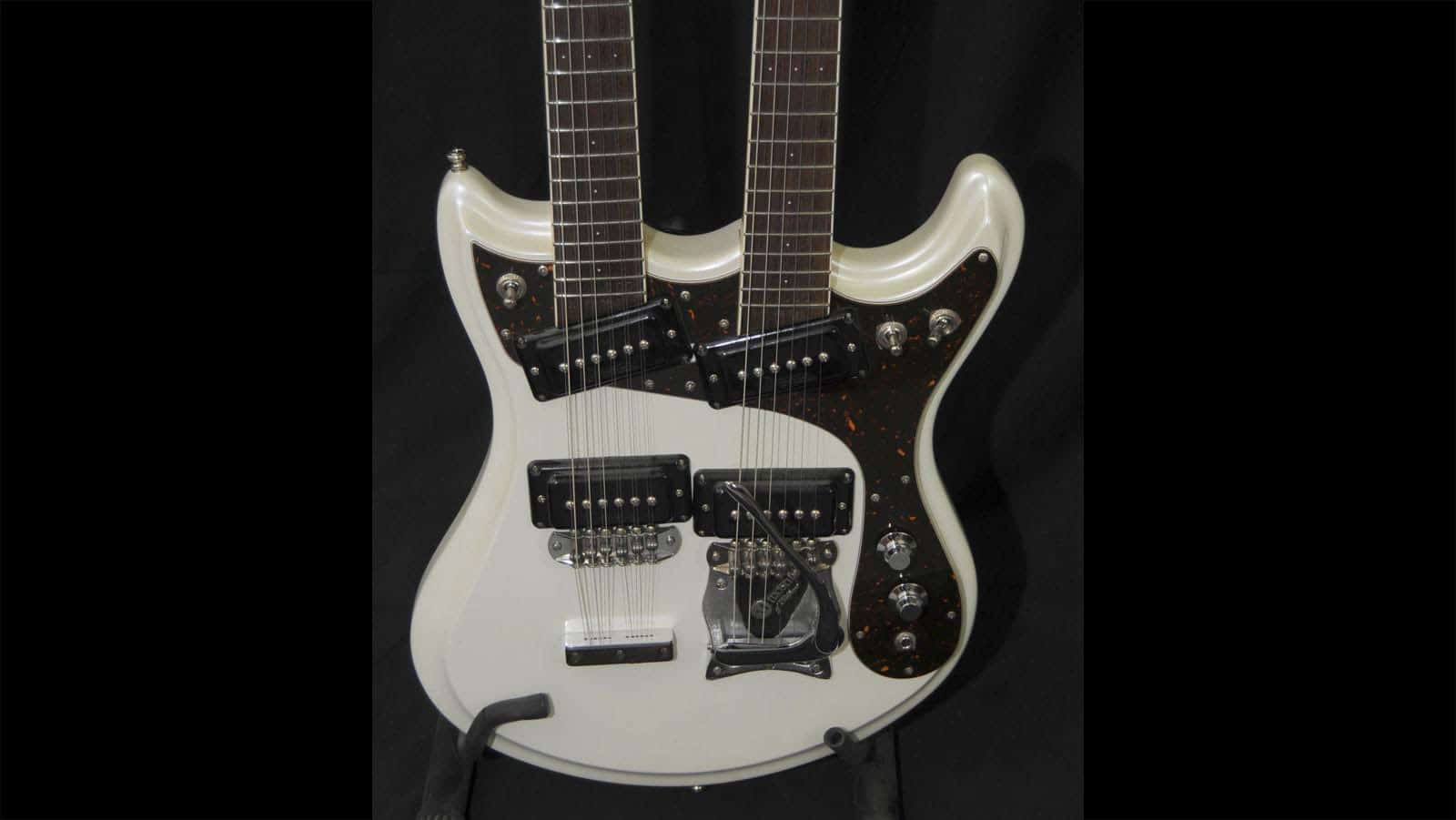 Mosrite Doubleneck Reissue White - Image 2