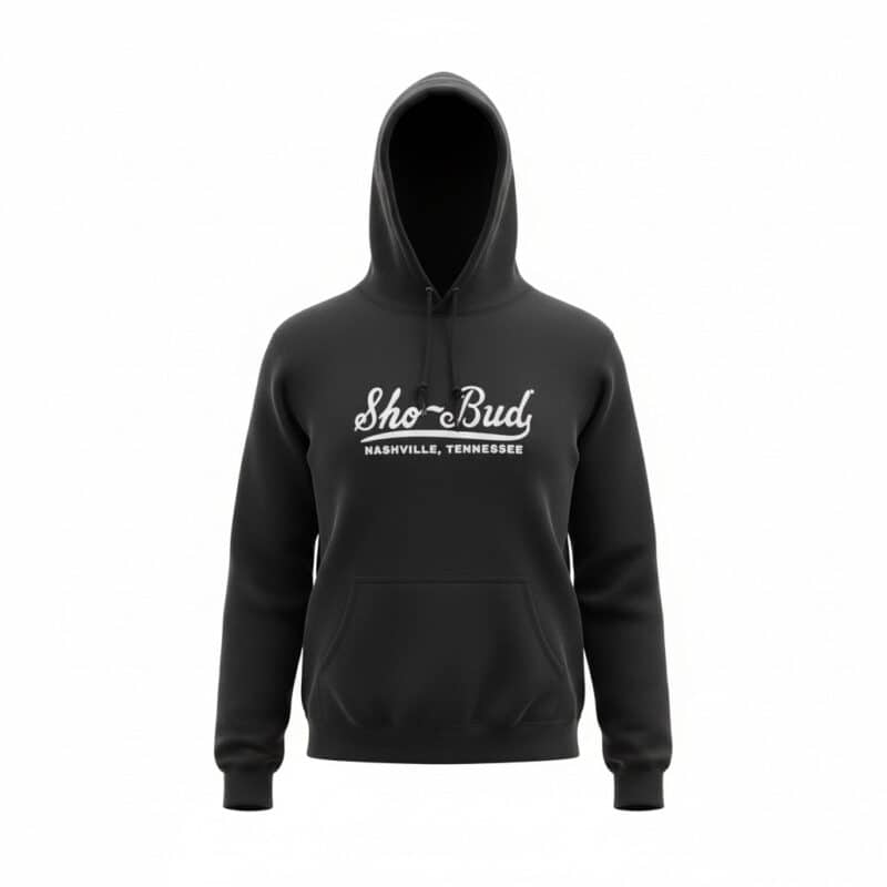 Sho-Bud Black Hoodie Nashville