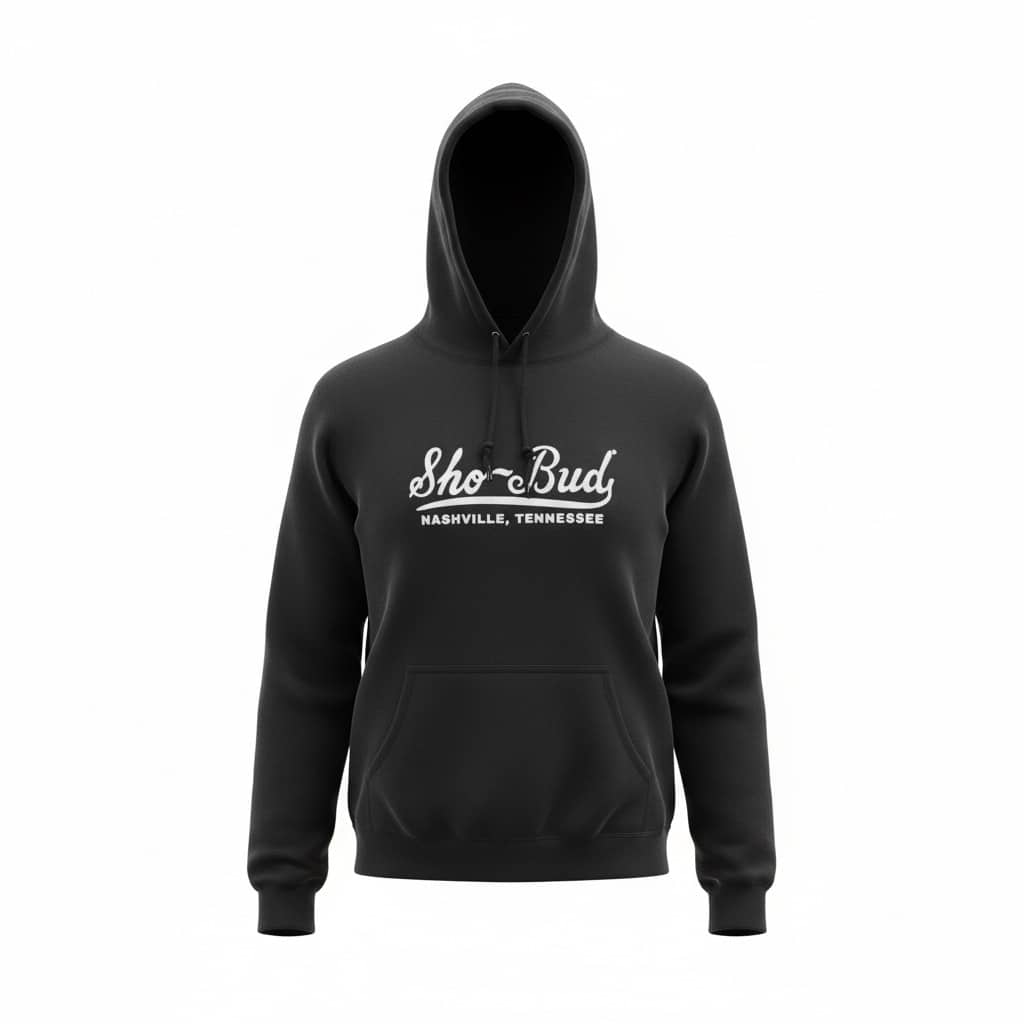 Sho-Bud Black Hoodie Nashville