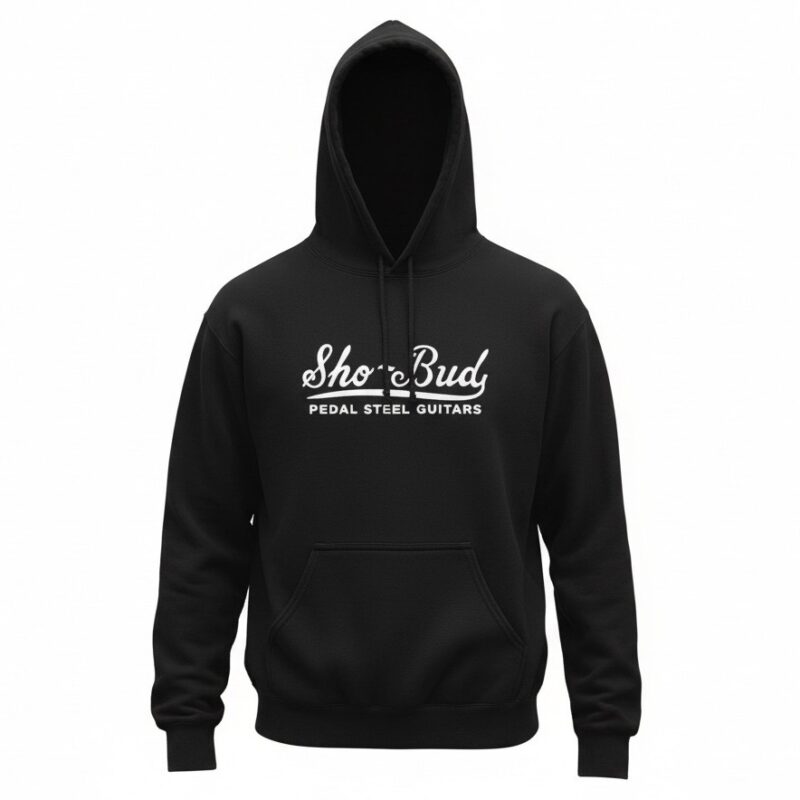 Sho-Bud Black Pedal Steel Guitar Hoodie